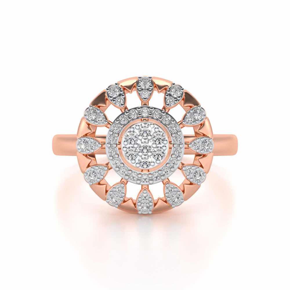Meshly Silver Ring - Rose Gold - Image 4