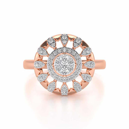 Meshly Silver Ring - Rose Gold - Image 4