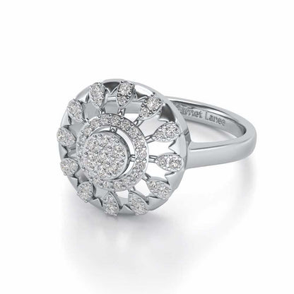 Meshly Silver Ring - White Gold - Image 2