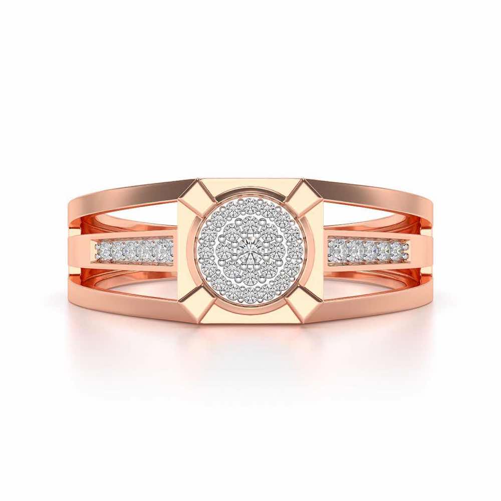Mesmerizing Ring For Men - Rose Gold - Image 4