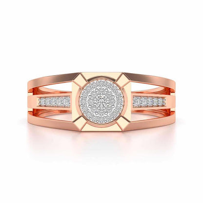 Mesmerizing Ring For Men - Rose Gold - Image 4