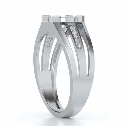 Mesmerizing Ring For Men - White Gold - Image 3