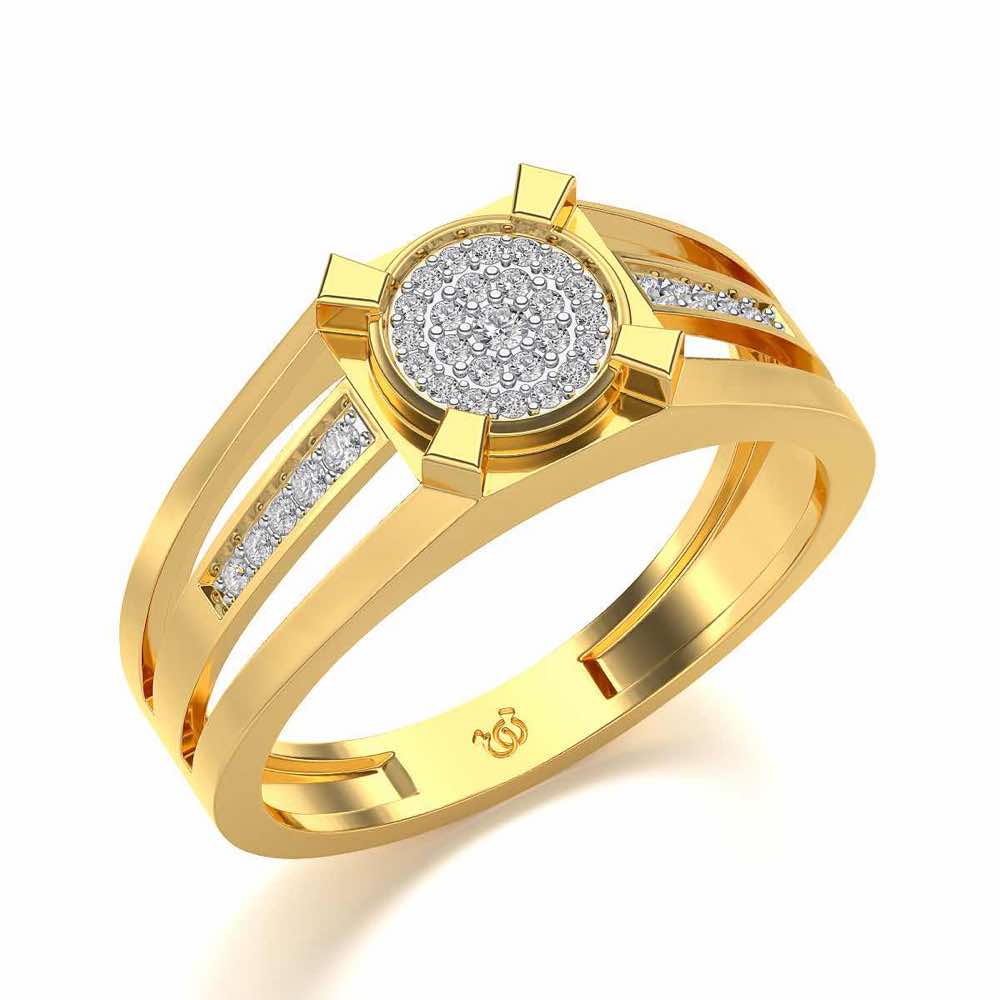 Mesmerizing Ring For Men - Yellow Gold - Image 1