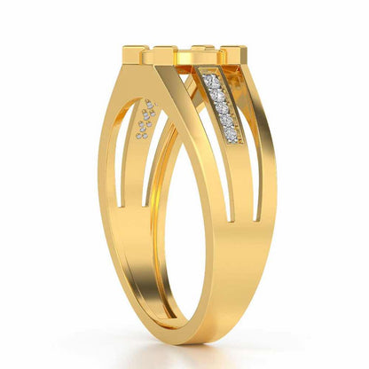 Mesmerizing Ring For Men - Yellow Gold - Image 3