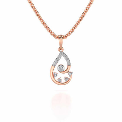 Modicum of Shine Silver Pendant - Rose Gold - Image 1