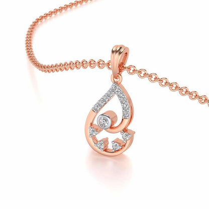 Modicum of Shine Silver Pendant - Rose Gold - Image 2