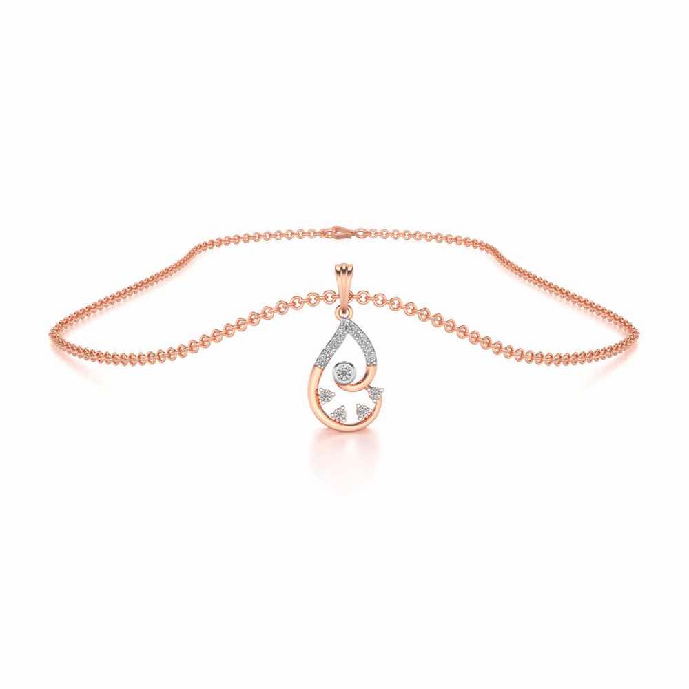 Modicum of Shine Silver Pendant - Rose Gold - Image 3
