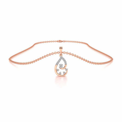 Modicum of Shine Silver Pendant - Rose Gold - Image 3