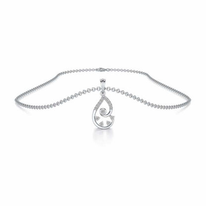 Modicum of Shine Silver Pendant - White Gold - Image 3