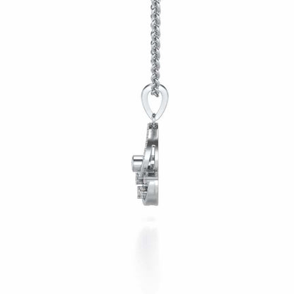 Modicum of Shine Silver Pendant - White Gold - Image 4