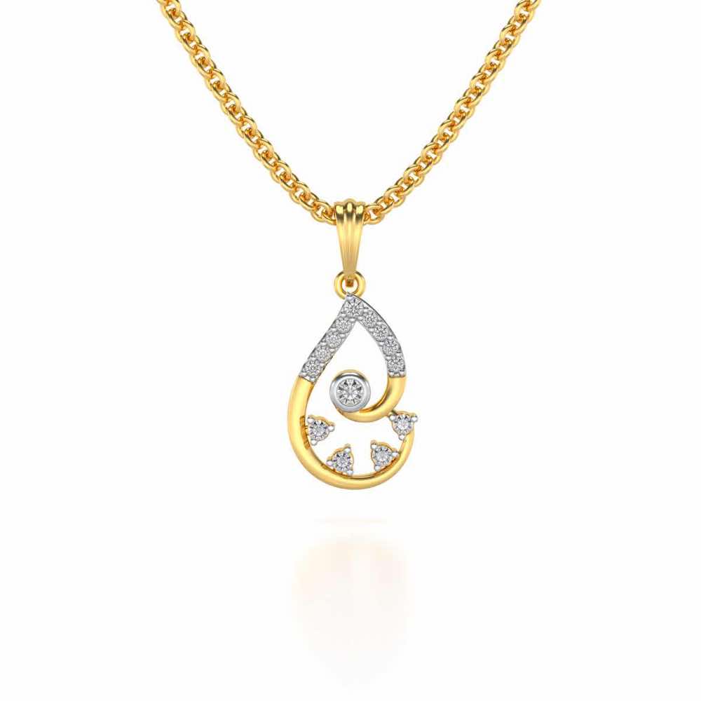 Modicum of Shine Silver Pendant - Yellow Gold - Image 1