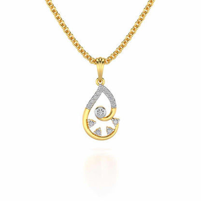 Modicum of Shine Silver Pendant - Yellow Gold - Image 1