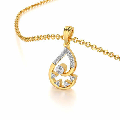 Modicum of Shine Silver Pendant - Yellow Gold - Image 2