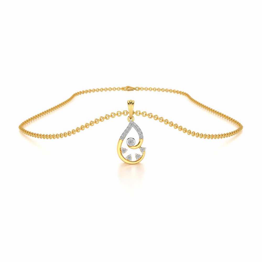 Modicum of Shine Silver Pendant - Yellow Gold - Image 3