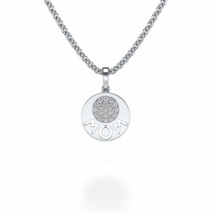Mothercare Silver Pendant - White Gold - Image 1