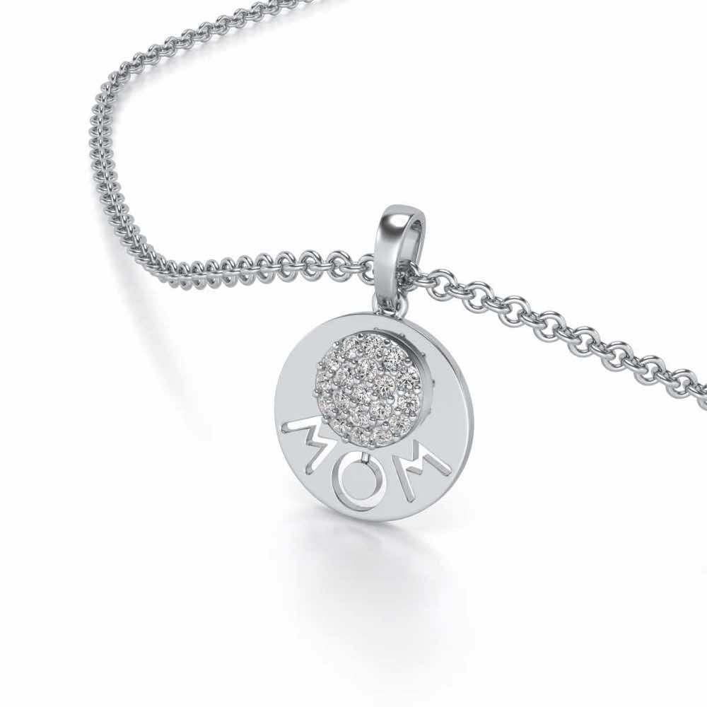Mothercare Silver Pendant - White Gold - Image 2