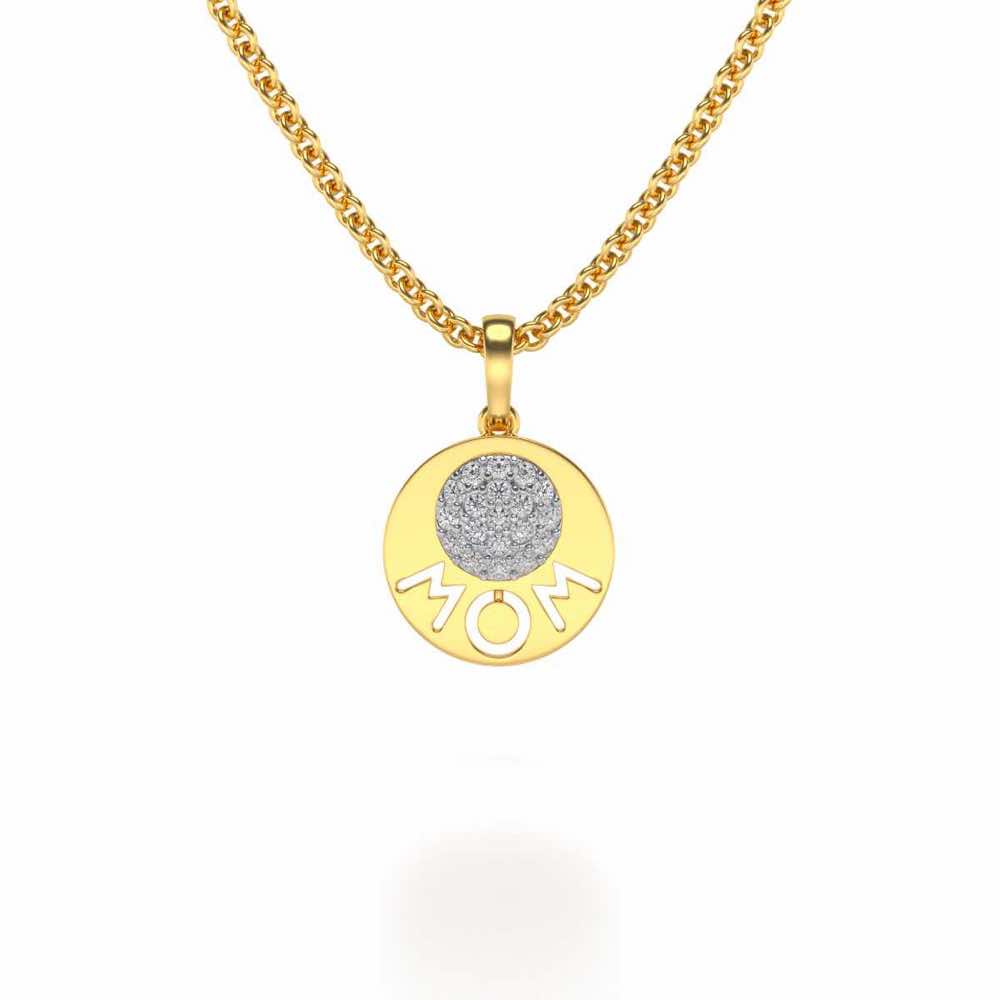 Mothercare Silver Pendant - Yellow Gold - Image 1