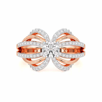 Mystic Grace Solitaire Ring - Rose Gold - Image 4