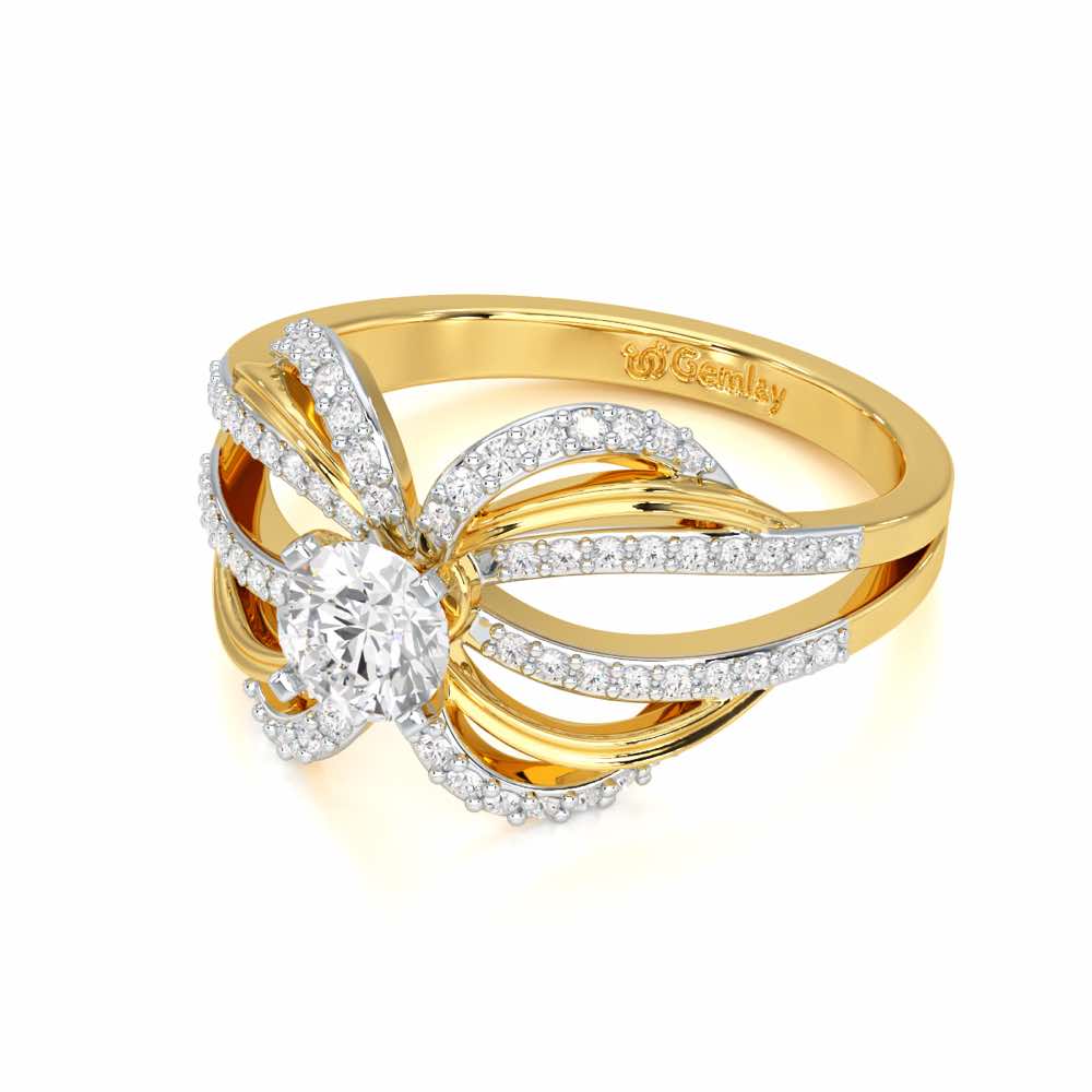 Mystic Grace Solitaire Ring - Yellow Gold - Image 2