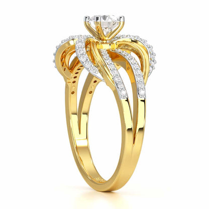 Mystic Grace Solitaire Ring - Yellow Gold - Image 3