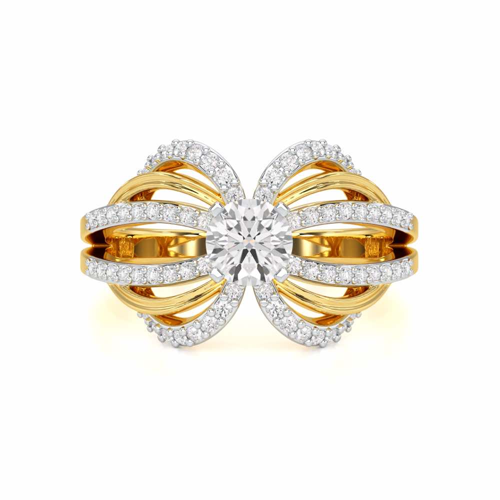 Mystic Grace Solitaire Ring - Yellow Gold - Image 4