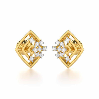 Mystic Trinket Silver Earrings - Yellow Gold - Image 1