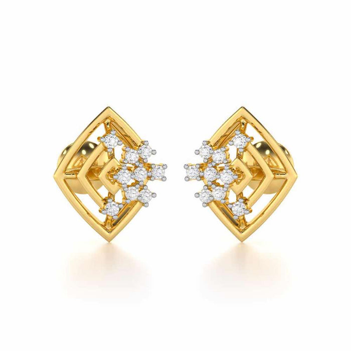 Mystic Trinket Silver Earrings - Yellow Gold - Image 1