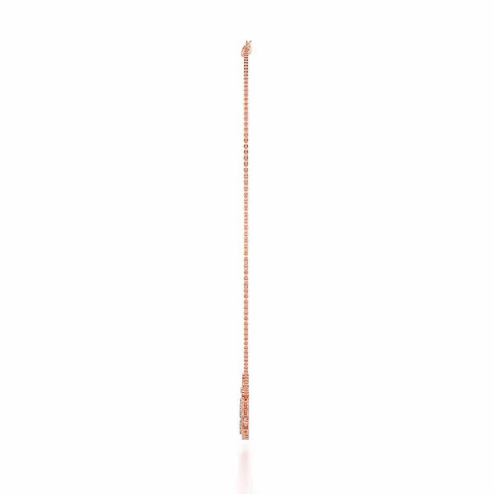 Mystical Sunshine Silver Necklace - Rose Gold - Image 4