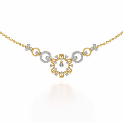 Mystical Sunshine Silver Necklace - Yellow Gold - Image 1