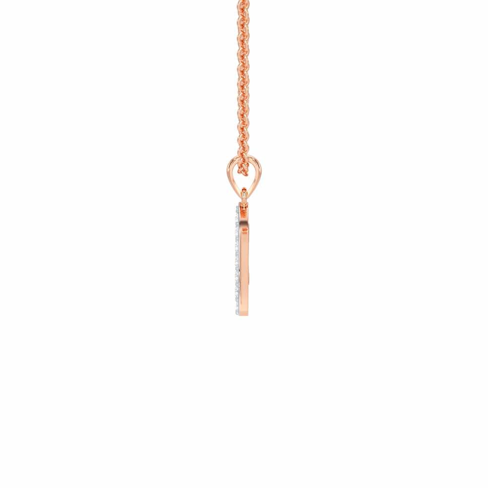 N-Luke Silver Pendant - Rose Gold - Image 4