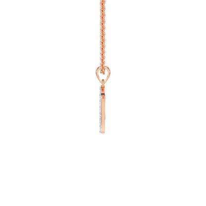 N-Luke Silver Pendant - Rose Gold - Image 4