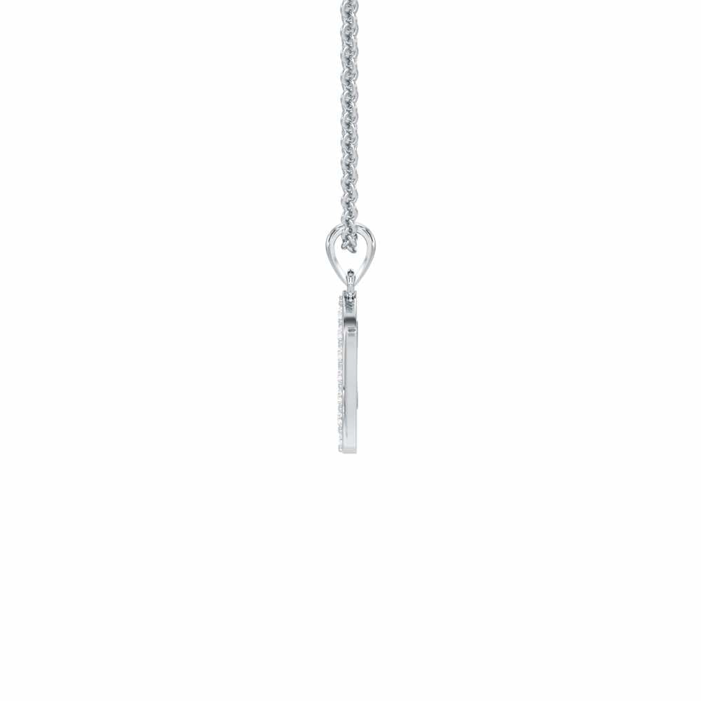 N-Luke Silver Pendant - White Gold - Image 4