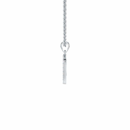 N-Luke Silver Pendant - White Gold - Image 4