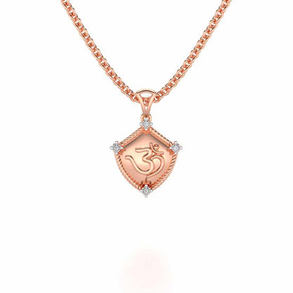 Namoh Silver Pendant - Rose Gold - Image 1