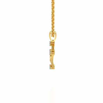 Namoh Silver Pendant - Yellow Gold - Image 3