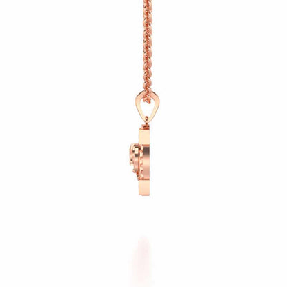 Navi Silver Pendant - Rose Gold - Image 3