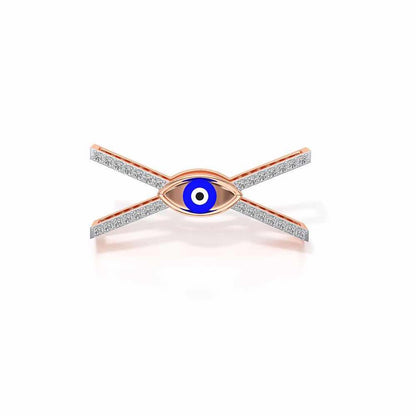 Nazar Pattu Silver Watch Band - Rose Gold - Image 2