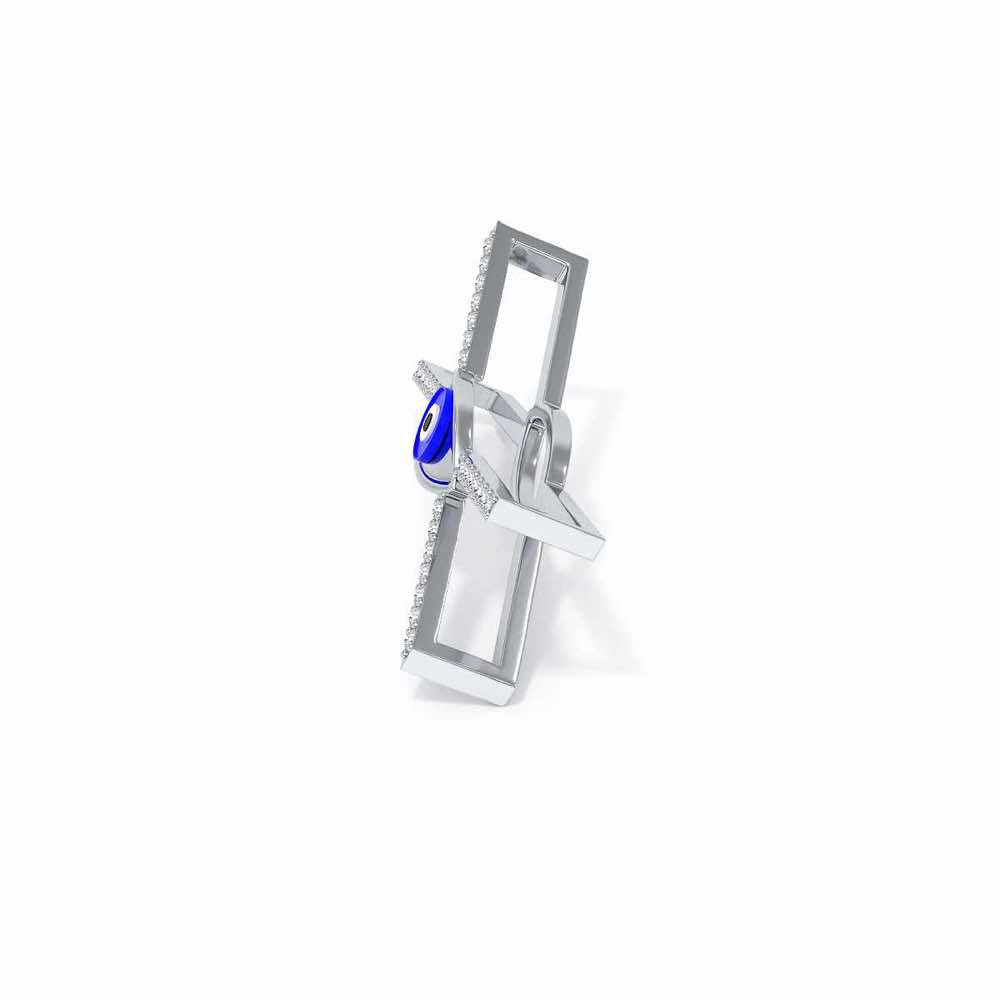 Nazar Pattu Silver Watch Band - White Gold - Image 4