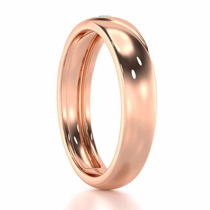 Noble Crest Men Solitaire Ring - Rose Gold - Image 3