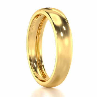 Noble Crest Men Solitaire Ring - Yellow Gold - Image 3