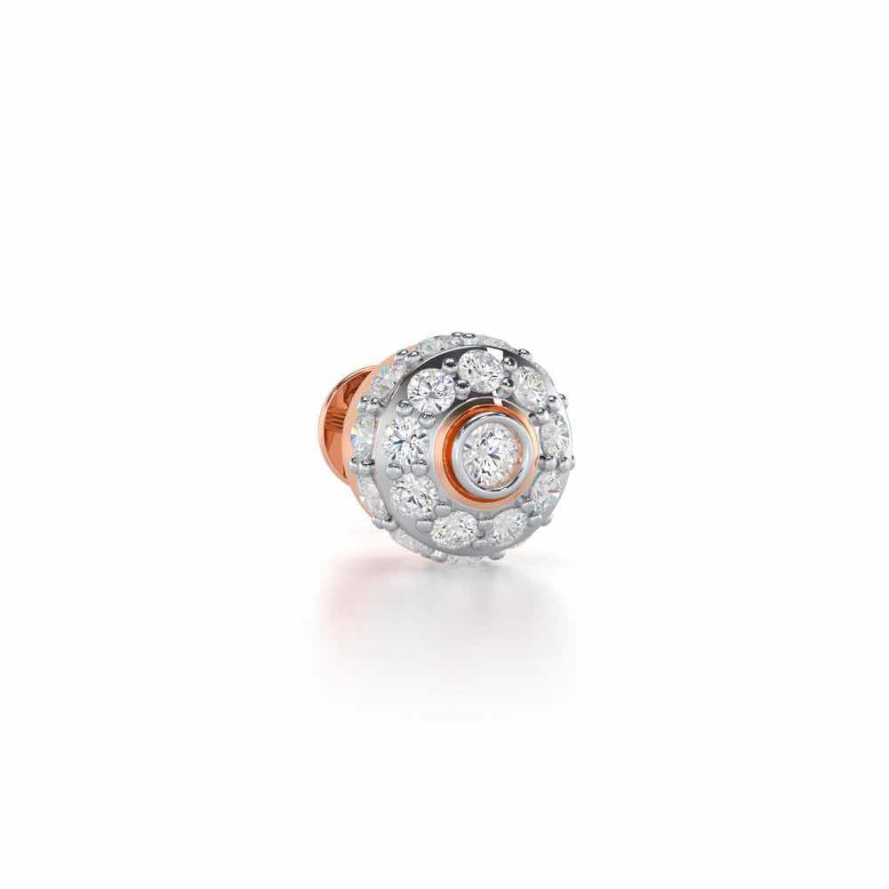 Knghtly Silver Men Stud - Rose Gold - Image 2