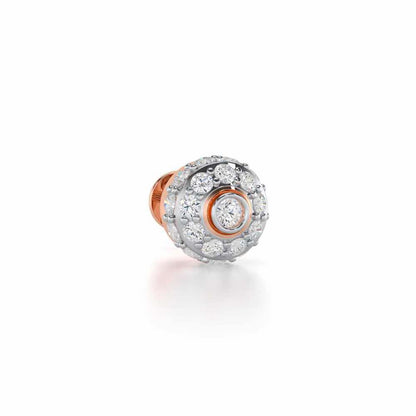 Knghtly Silver Men Stud - Rose Gold - Image 2