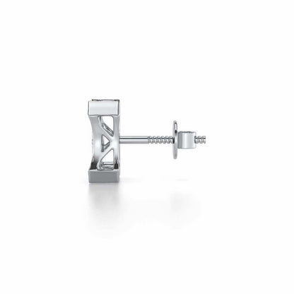 Noble Silver Men Stud - White Gold - Image 4