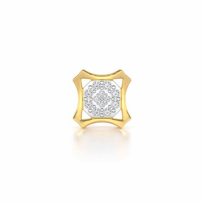 Noble Silver Men Stud - Yellow Gold - Image 1