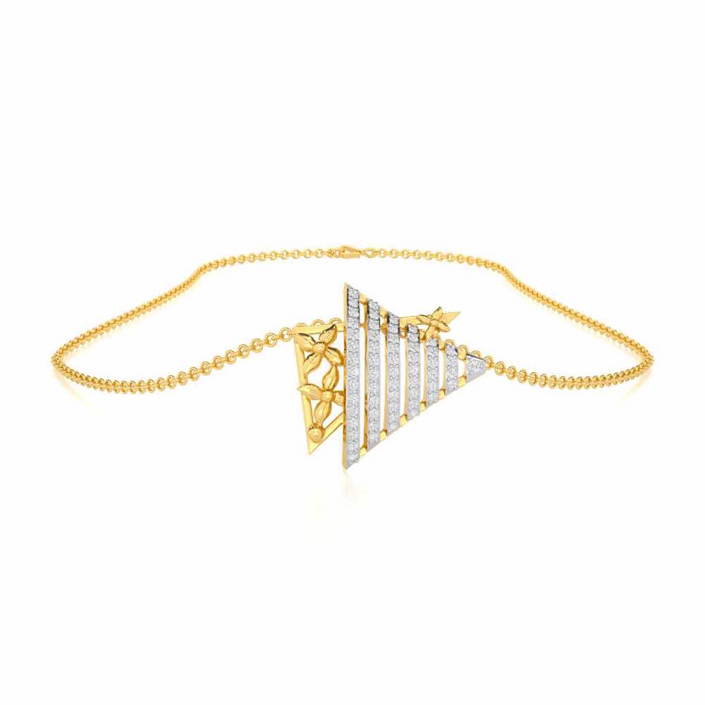 Noble Glow Silver Pendant - Yellow Gold - Image 3