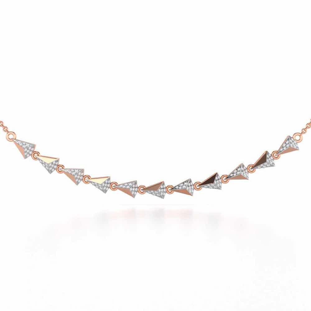 Noble Tassel Silver Necklace