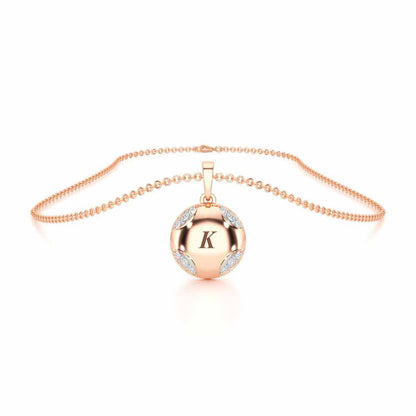 On-point Silver Pendant - Rose Gold - Image 3