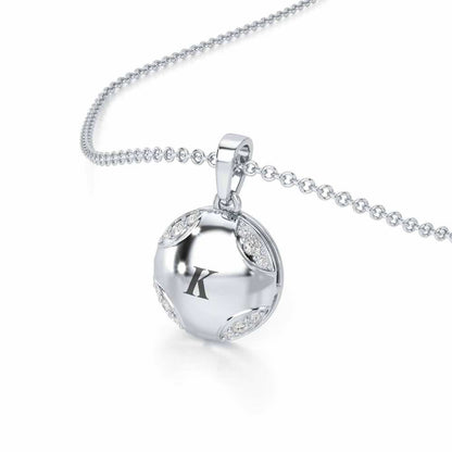 On-point Silver Pendant - White Gold - Image 2