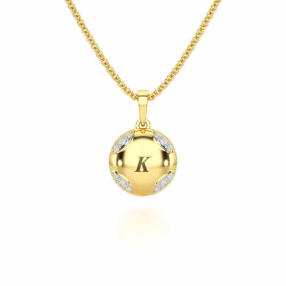 On-point Silver Pendant - Yellow Gold - Image 1
