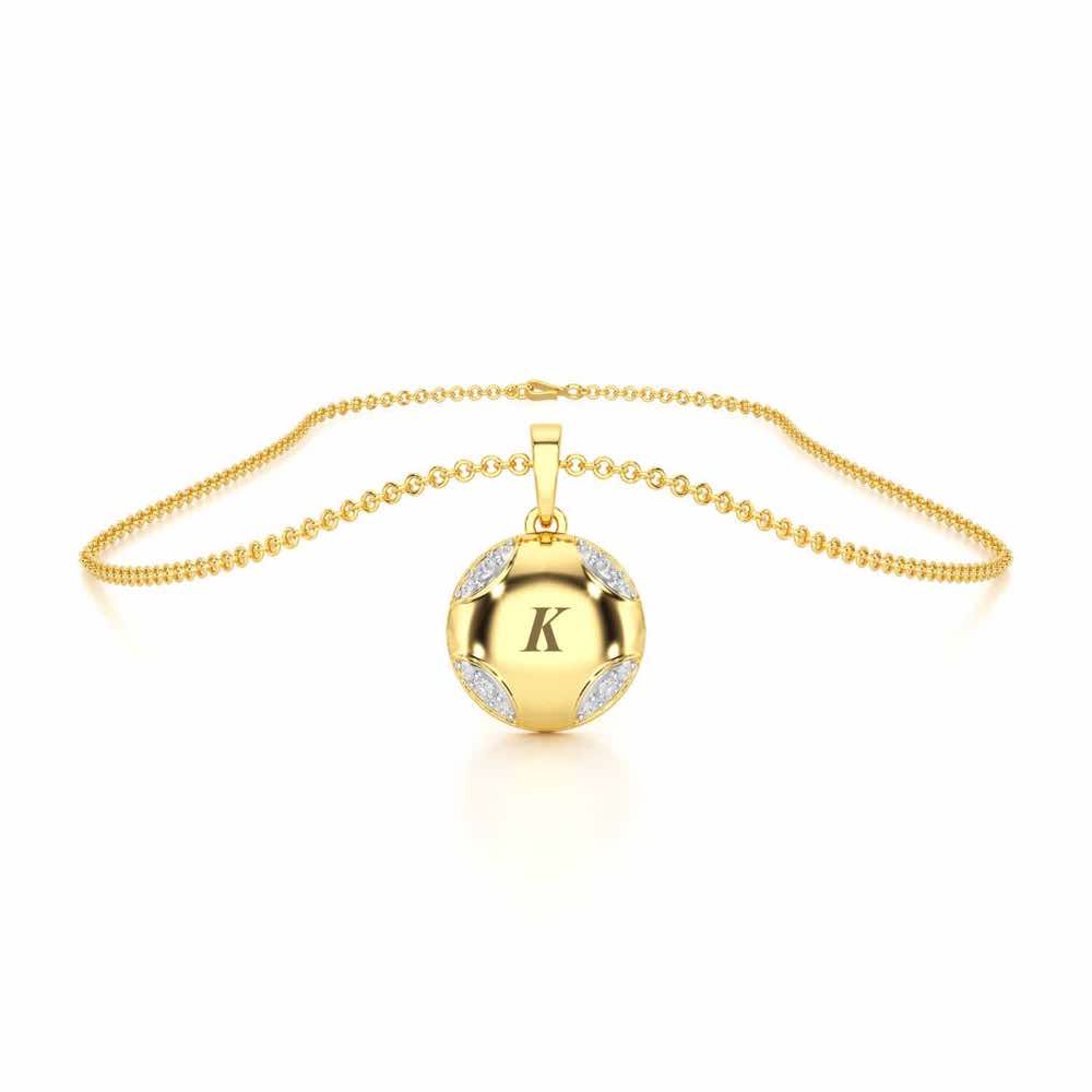 On-point Silver Pendant - Yellow Gold - Image 3